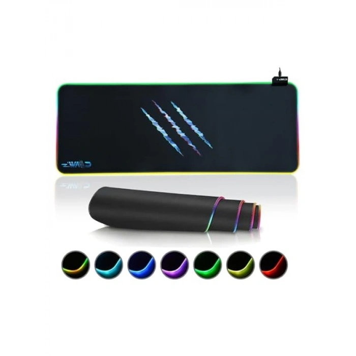 Mikrofiber Yüzeyli RGB Dikişli XL Mousepad - 80x30cm