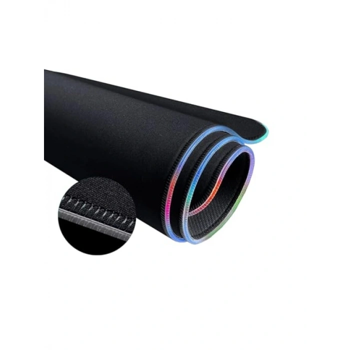 Mikrofiber Yüzeyli RGB Dikişli XL Mousepad - 80x30cm