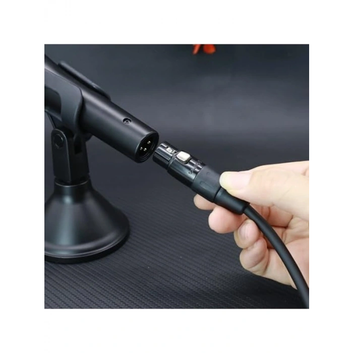 Mikrofon Kablosu, XLR, 6FT Uzunlukta, Siyah Renk