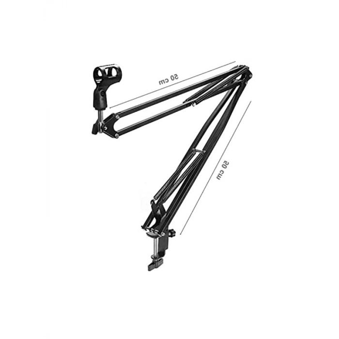 Mikrofon Standı ile Pop Filtre ve Shock Mount Seti