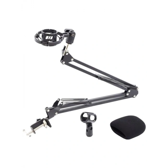 Mikrofon Standı Seti - Shock Mount ve Sünger ile Birlikte
