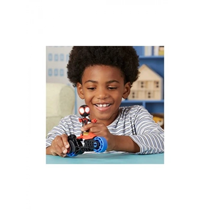 Miles Morales Aksiyon Figürü, Motosikletli Süper Kahraman Temalı
