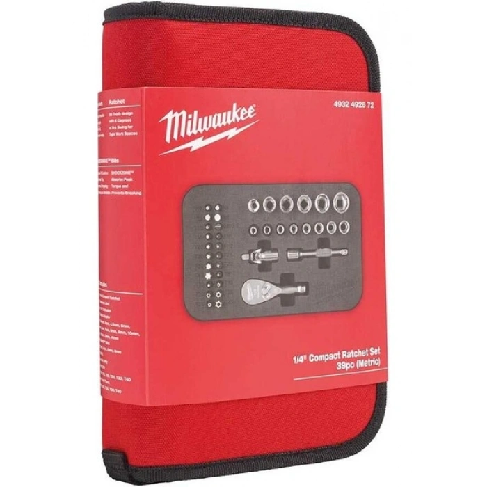 Milwaukee 1/4 Lokma Seti 39 Parça - 4932492672