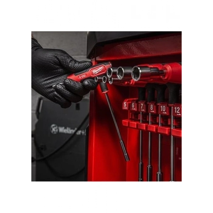 Milwaukee 7 Parça Metrik Lokma Anahtar Seti (Ergonomik Tutma Saplı - Askı Aparatlı) - 4932498704