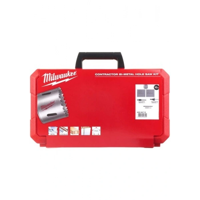 Milwaukee Bi-Metal 10 Parça Panç Delik Açma Seti - 4932464719