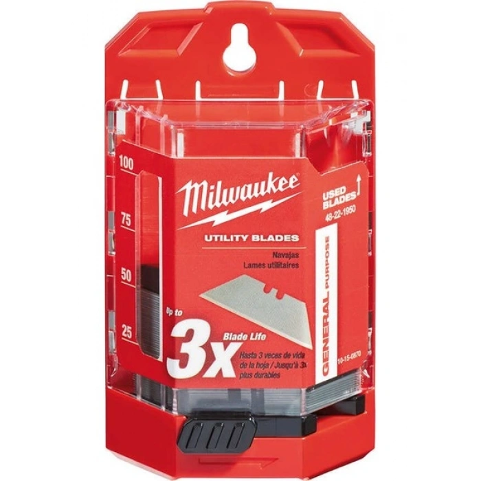 Milwaukee Genel Amaçlı Maket Bıçağı Yedeği 50 Adet - 48221950