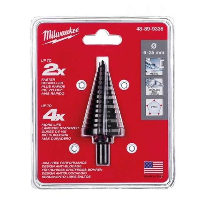 Milwaukee Kademeli Matkap Ucu 6 - 35 mm 10,0X90 mm - 48899335