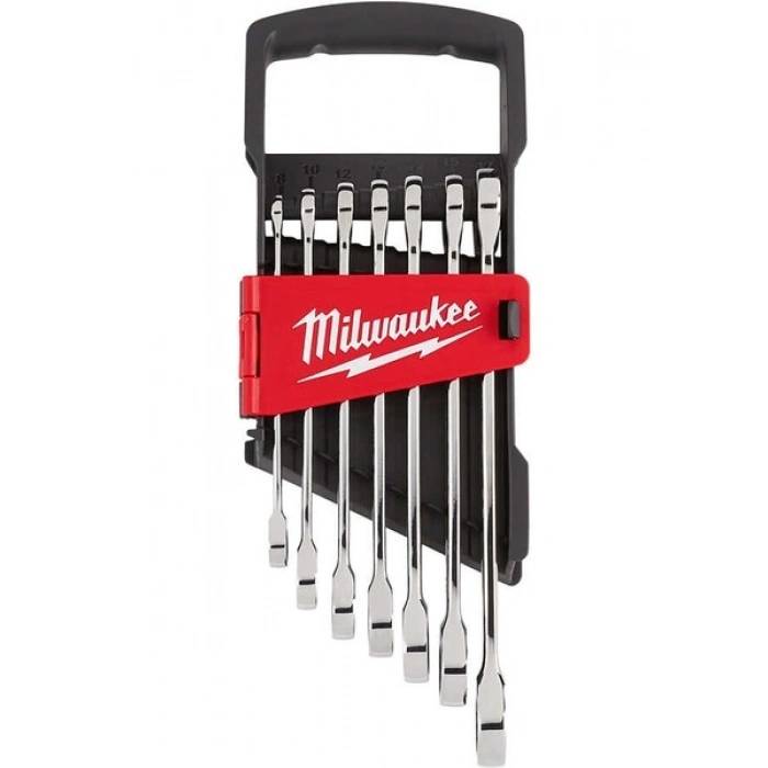 Milwaukee Kombine Anahtar Seti Cırcırlı 7 Parça - 4932464993