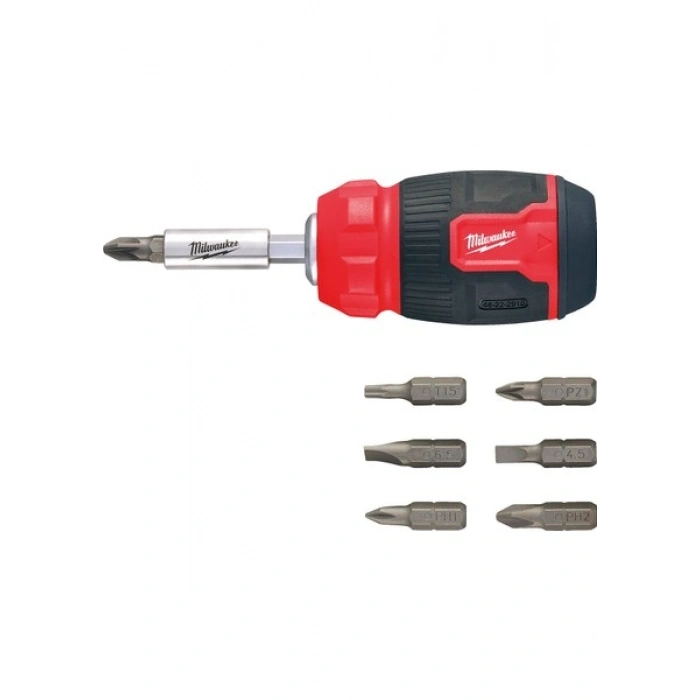 Milwaukee Multi Uç Kompakt Tornavida 8 Parça 4932492807