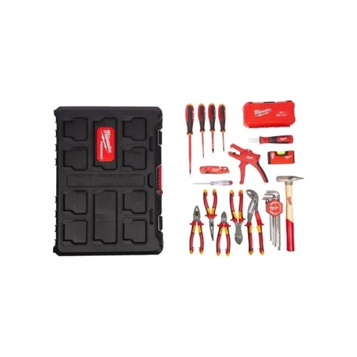 Milwaukee Packout Elektrikçi Set 62 Parça 4932499466