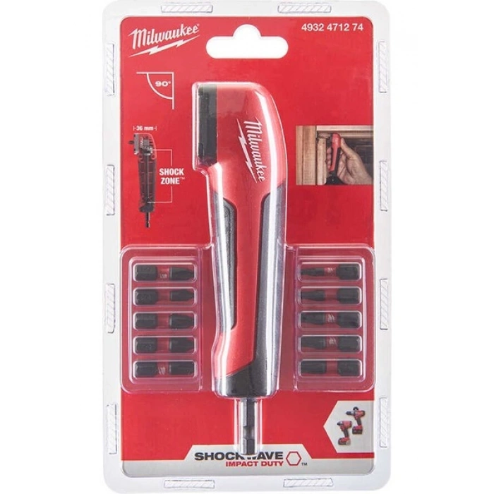 MILWAUKEE Vidalama Köşe Adaptörü Shockwave