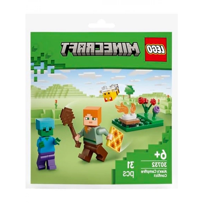 Minecraft Ateş Çatışması Seti, 3D Oyun Deneyimi için Eğlenceli Yapım