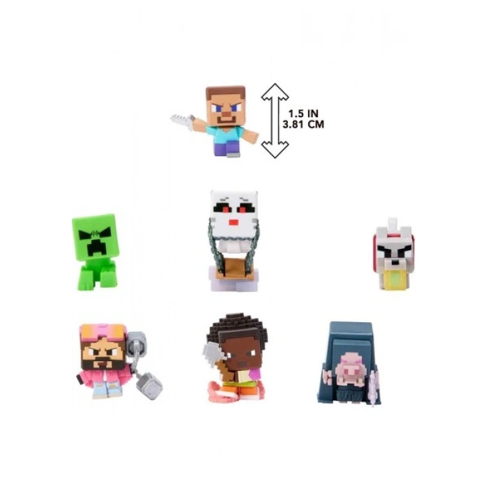 Minecraft Filmi Overworld Battle 7’li Aksiyon Figür Seti JFM37