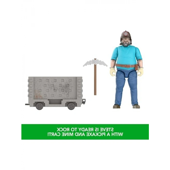 Minecraft Movie Steve Figürü