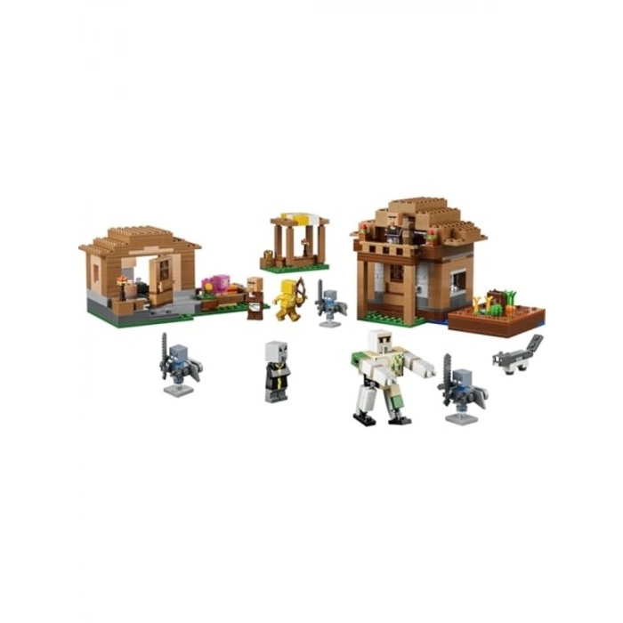 Minecraft Temalı Evoker Köy Saldırısı Oyuncak Seti, 607 Parça