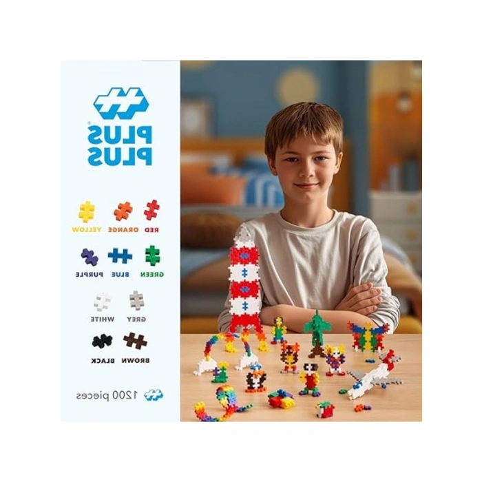 Mini Basic Bausteine Seti, 1200 Parça ile Eğlenceli Yapım Deneyimi