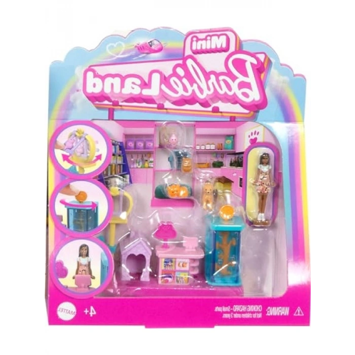 Mini Bebek ve Oyun Seti, Evcil Hayvan Butiği ile Eğlenceli Oyun Alanları