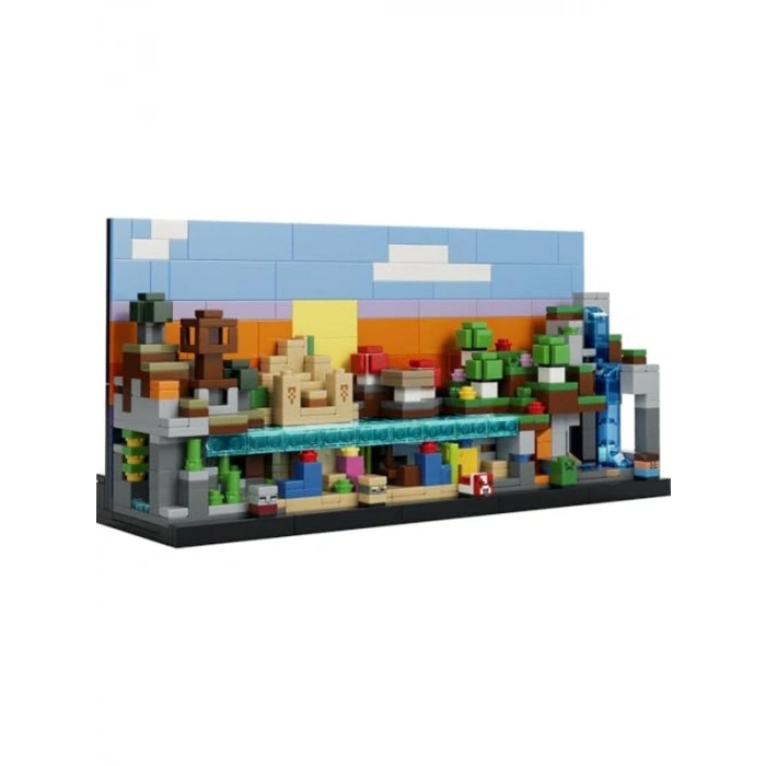 Mini Biyomlar Seti, 797 Parça ile Minecraft Temalı Eğlence