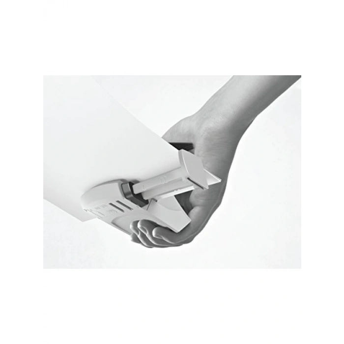 Mini Delgeç - Kırmızı, 2 Delikli, 10 Sayfa Kapasiteli