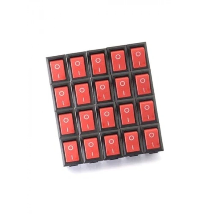 Mini Devre Anahtarı, On/Off Aç Kapa Anahtar Seti, 10 Adet