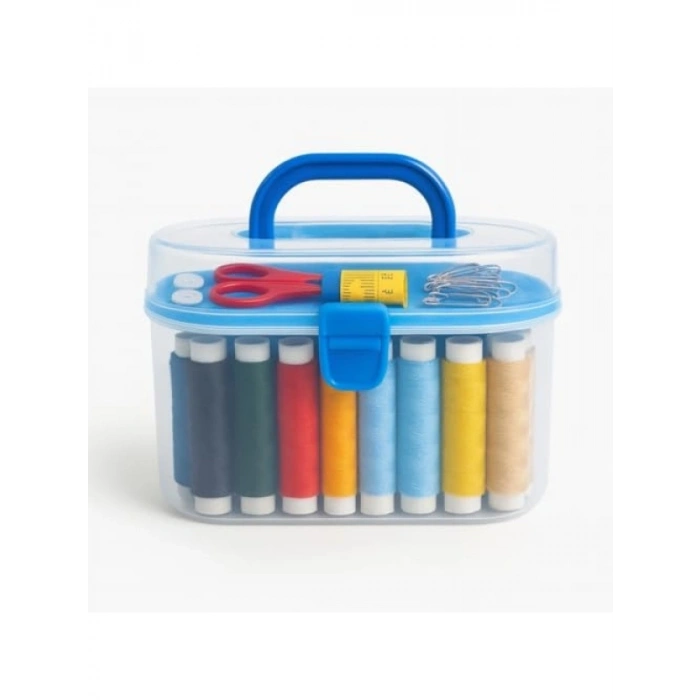 Mini Dikiş Seti - Taşınabilir Onarım Kutusu