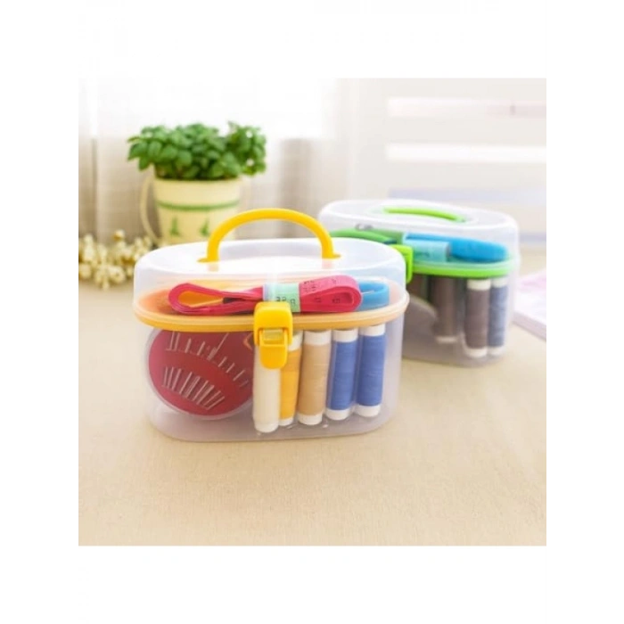 Mini Dikiş Seti - Taşınabilir Onarım Kutusu