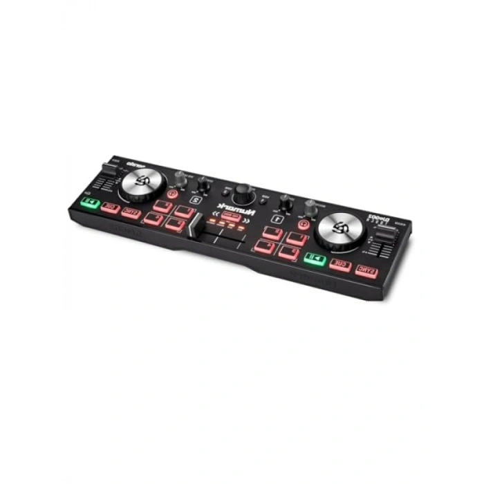 Mini DJ Kontrol Cihazı - 2 Panelli USB DJ Konsolu