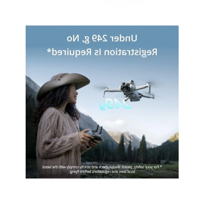 Mini Drone - 4K HDR Kameralı, 20 km Video Aktarım Mesafesi