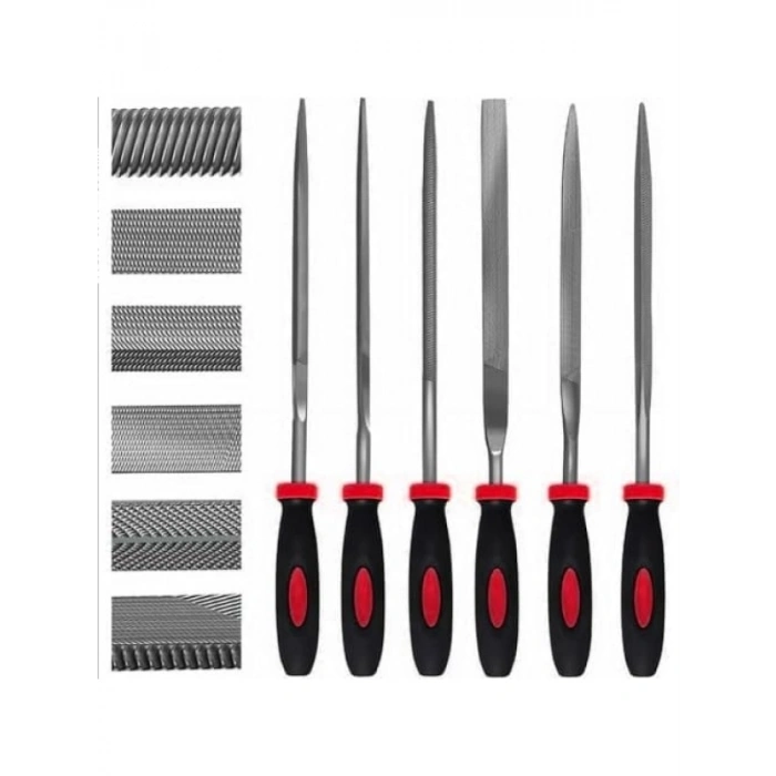 Mini Eğe Seti - 6 Parça, 18 cm