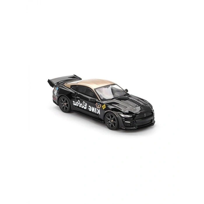 Mini GT 1/64 Ölçeğinde Bitmiş Araç Modeli - Siyah/Altın