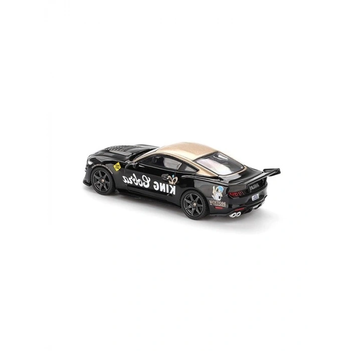 Mini GT 1/64 Ölçeğinde Bitmiş Araç Modeli - Siyah/Altın