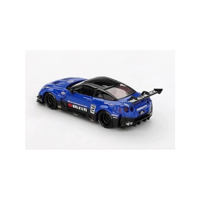 Mini GT 1/65LB Nissan 35GT-RR Diecast Model Araç, Mavi