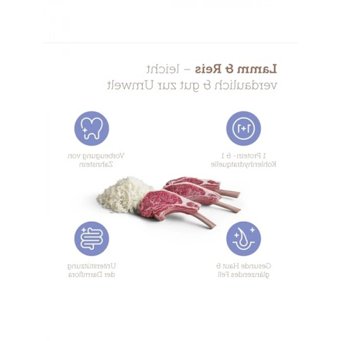 Mini Irk Köpek Maması, Kuzulu, 4 Kilogram