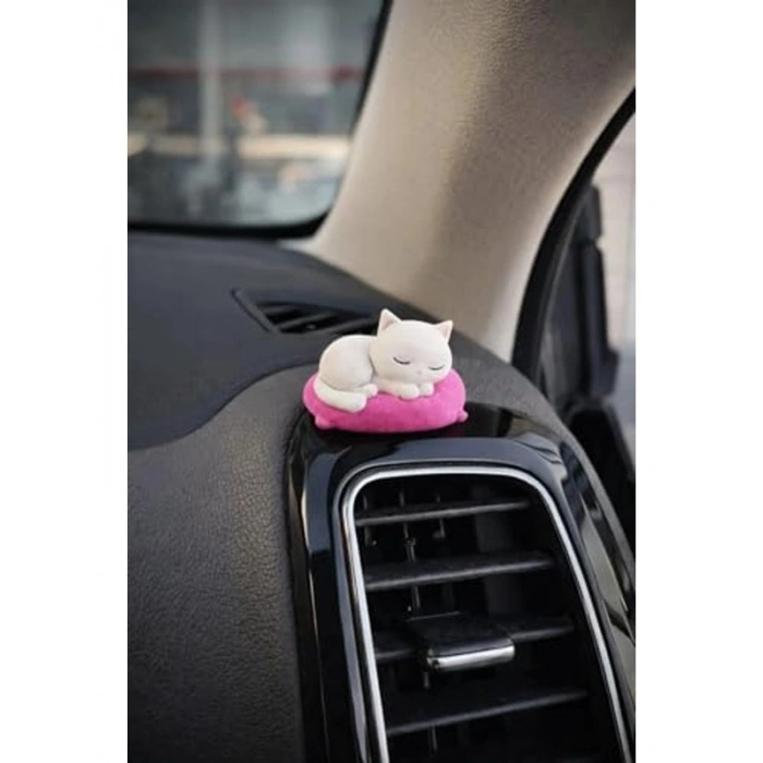 Mini Kedi Torpido Süsü, Sevimli Tasarım, Araba İçi Dekor