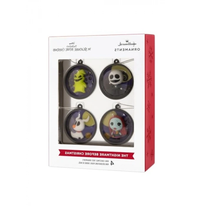 Mini Kırılmaz Noel Süsleri Seti - 4lü