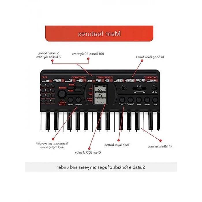 Mini Klavye, 44 Tuş ile Taşınabilir Çözüm