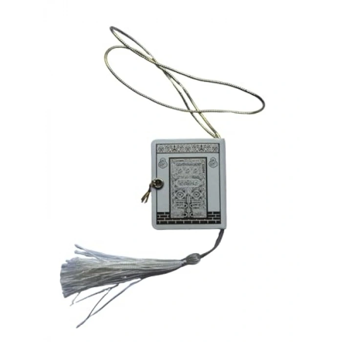 Mini Kuran - Krem Renk, Dikiz Aynasına Asmalık