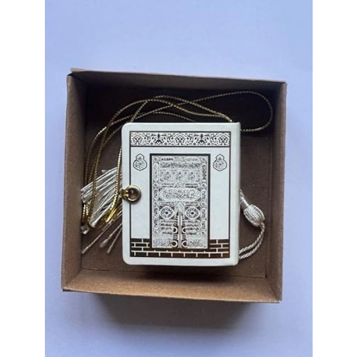 Mini Kuran - Krem Renk, Dikiz Aynasına Asmalık