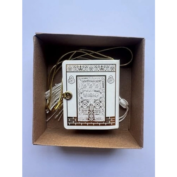 Mini Kuran - Krem Renk, Dikiz Aynasına Asmalık