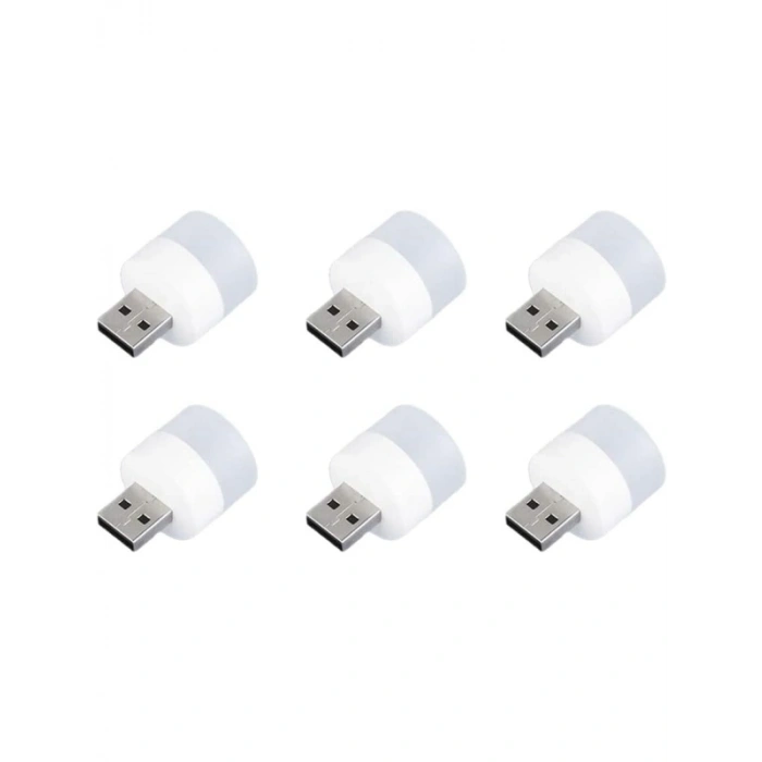 Mini LED Lambalar - 6 Parça Taşınabilir Gece Lambası