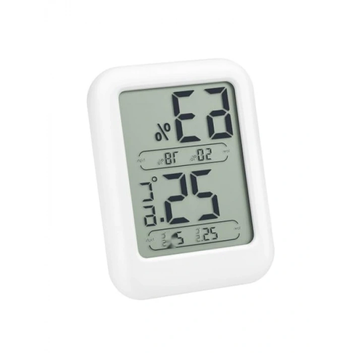 Mini Masa Üstü Dijital Termometre ve Nem Ölçer - Mıknatıslı