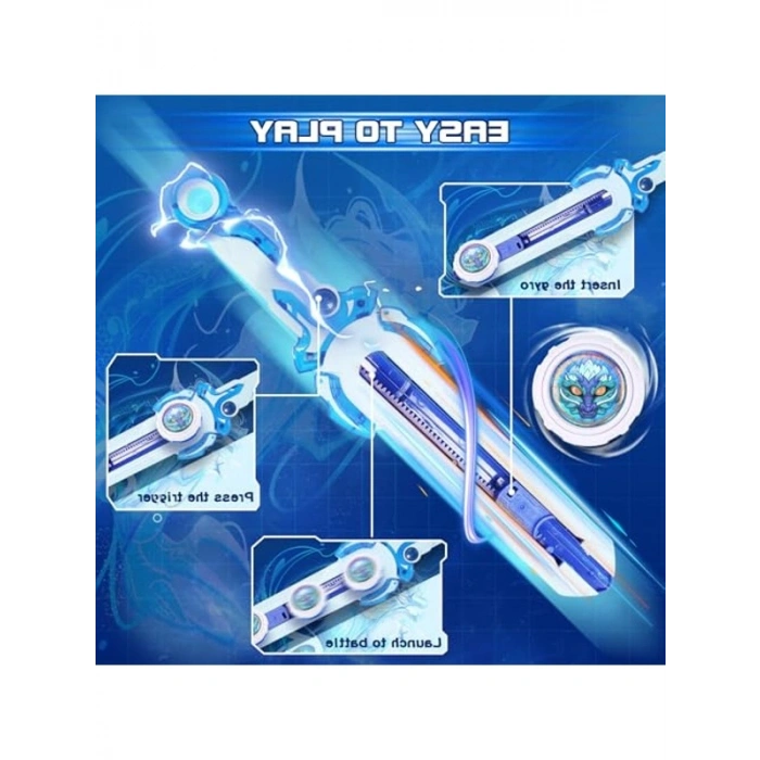 Mini Nado Kılıcı Seti: 5-12 Yaş Çocuklar için Eğlenceli Savaş Oyuncağı