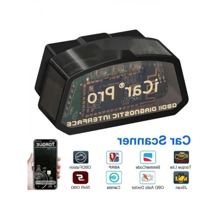 Mini OBD2 Bluetooth Tarayıcı - Araç Arıza Kodu Okuyucu
