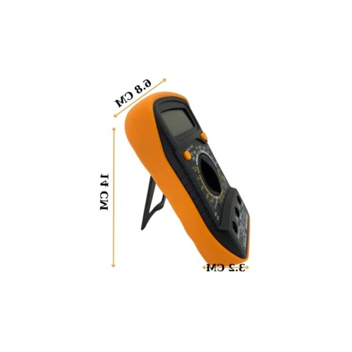 Mini Ölçüm Aleti, 9V Pil Hediyeli, Led Ekranlı Dijital Multimetre