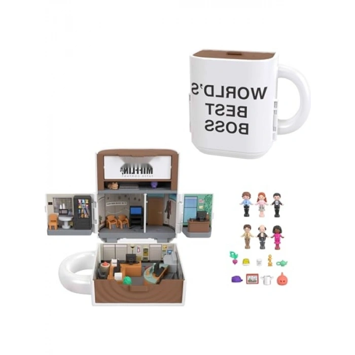 Mini Oyun Seti - 6 Karakter Figürü ve 9 Aksesuar