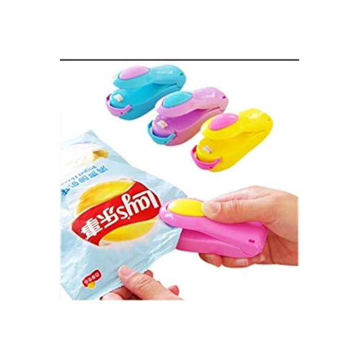 Mini Pilli Poşet Kapatıcı, Pratik Kullanım için Tasarlanmış Yeni Model