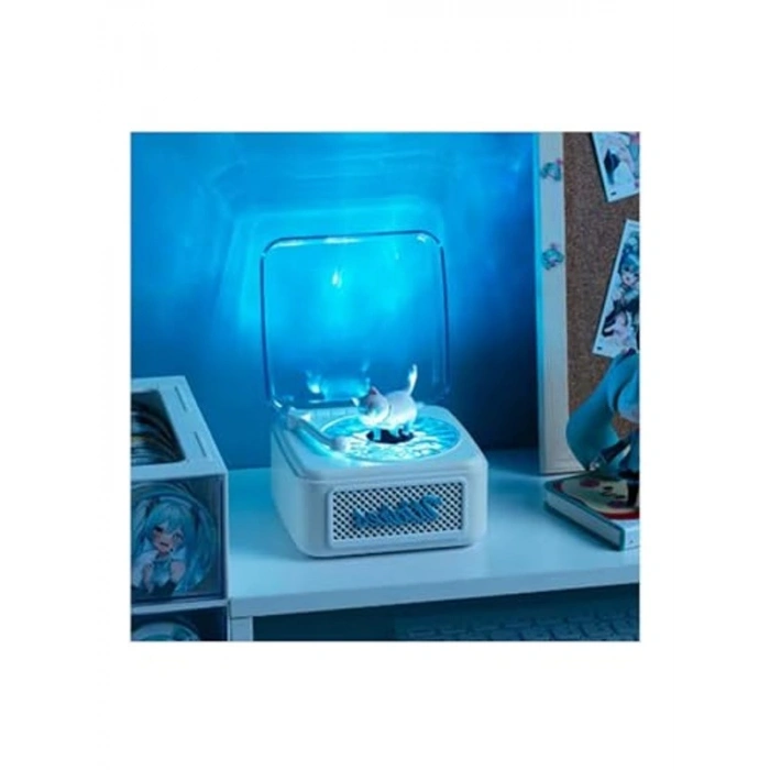 Mini Plak Görünümlü Bluetooth Hoparlör - Retro Tasarım