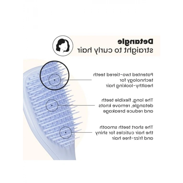 Mini Saç Fırçası - Islak ve Kuru Saçlar için