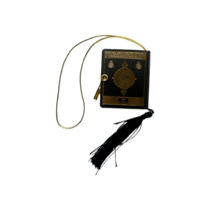 Mini Siyah Kuran - Araba Dikiz Aynası Süsü