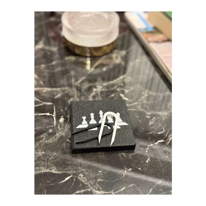 Mini Taşınabilir 3D Baskılı Satranç Seti, Kompakt